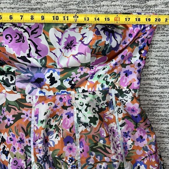 NWT Geisha Designs Anthropologie Strapless Train Floral Mini Dress XL - Picture 9 of 14